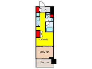 ウエリスアーバン水天宮前の物件間取画像